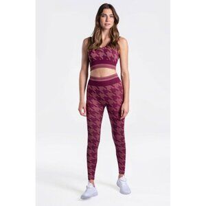 LOLE NWT $75 Leggings Marlowe LSW4241 Plum Pull On Ankle Softex Women's MEDIUM